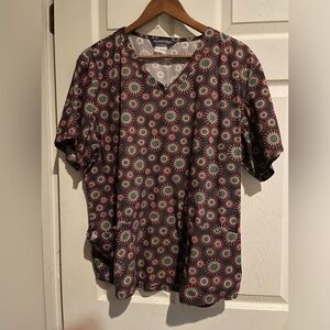 Nu Dimension nursing scrub top -Medium